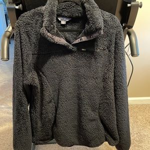 Eddie Bauer black fleece pullover